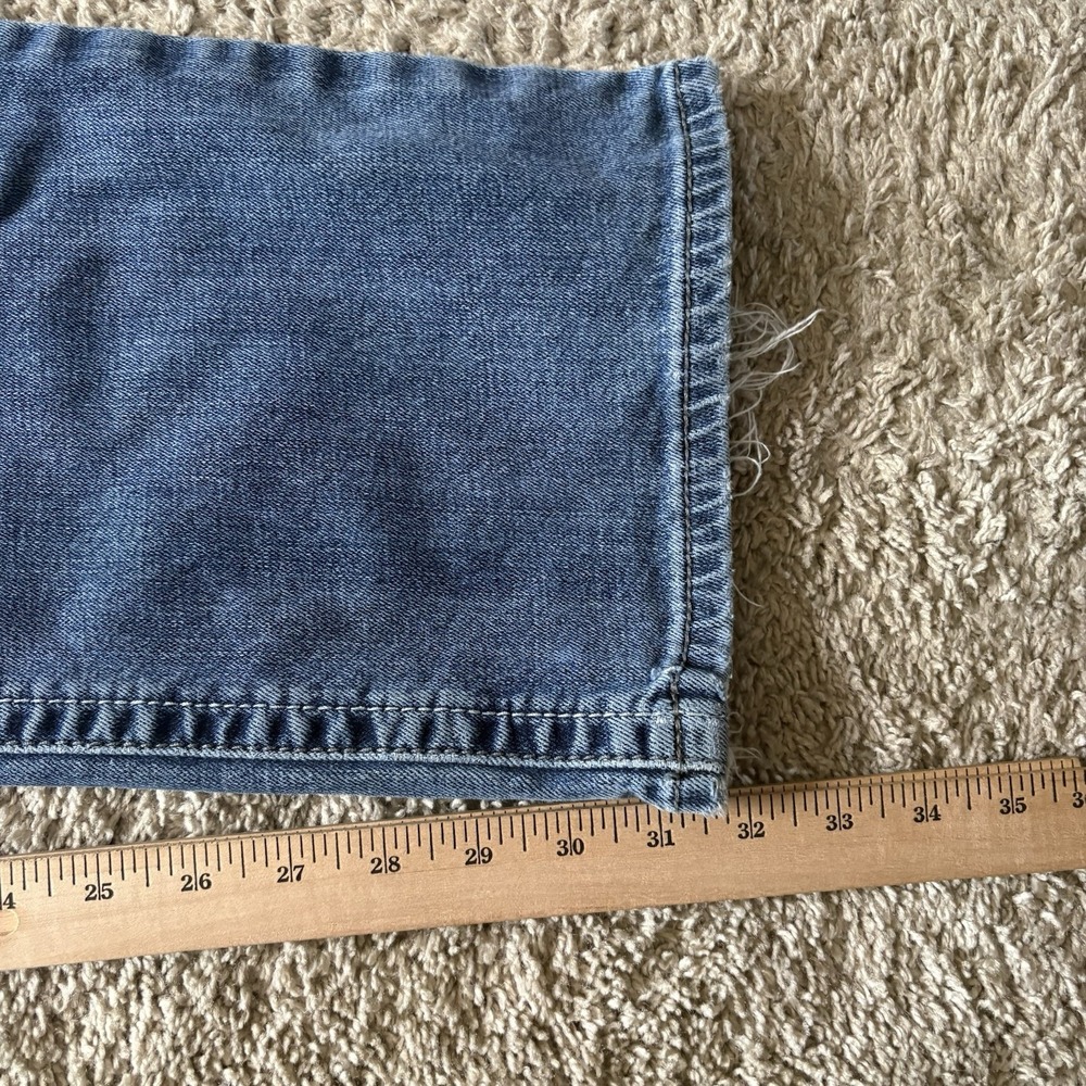 Ariat M4 Relaxed Boot Cut Jeans Distressed Men's 36x32 Medium Wash Western - Picture 8 of 10